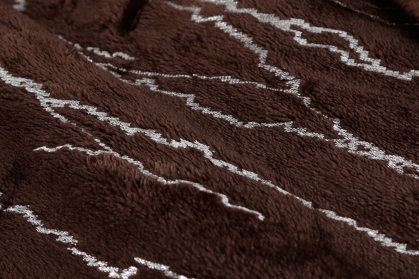 Плед Basic Marble Silver 200x220 см коричневий La Nuit 