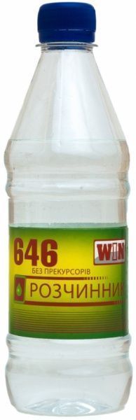 Растворитель 646 без прекурсоров WIN 0,4 л 0,26 кг