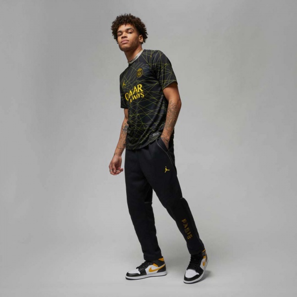 Брюки Nike M J PSG FLC PANT DV0621-010 р. S черный