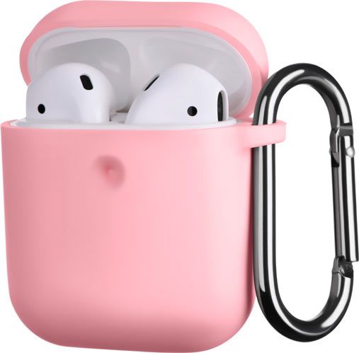 Чохол для навушників 2E для Apple AirPods Pure Color Silicone 3.0mm pink (2E-AIR-PODS-IBPCS-3-LPK) 