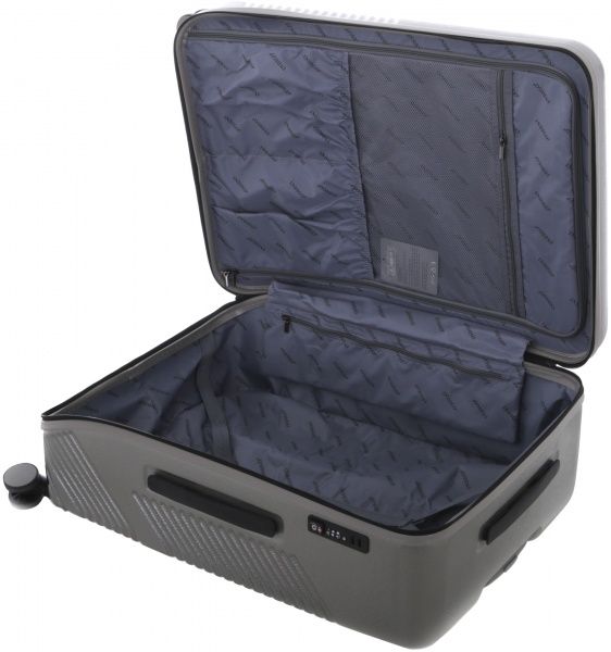 Чемодан Indigo 19117 60 л серый 59х43х26 см 