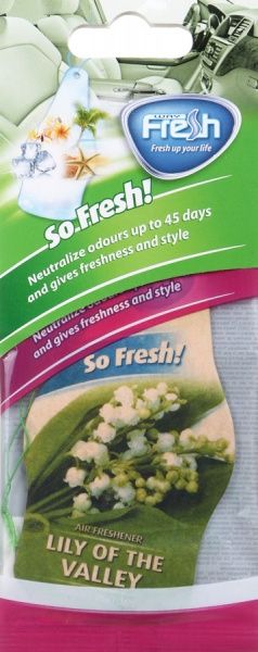 Ароматизатор підвісний Fresh Dry So Fresh Lily of the Valley 94636