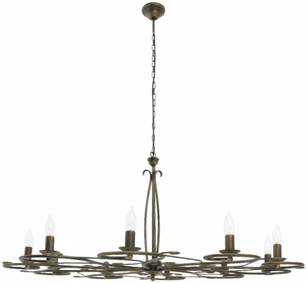 Люстра підвісна Nowodvorski DAKAR X 10xE14 бронзовий 3648 