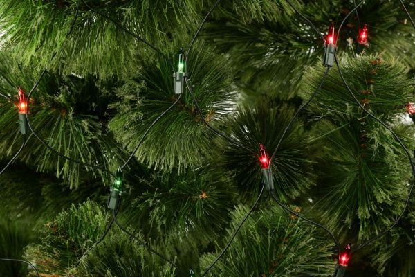 Электрогирлянда линейная внутренняя встроенный светодиод (LED) 300 ламп 2м Сетка 