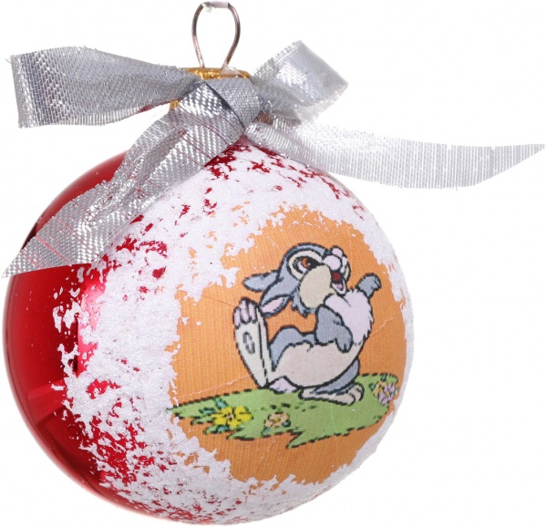 Шар новогодний символ года декупаж d 60 мм в ассортименте