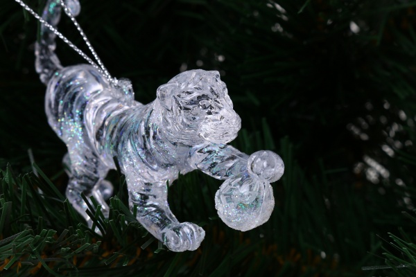 Підвіска декорована Global Treasure Тигр 6,4 см в асортименті P2101008-CHFG-A/4