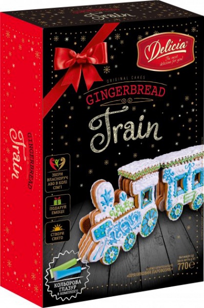 Коржи Делиция оригинальные Пряничный паровозик 770 г (4823102505312)