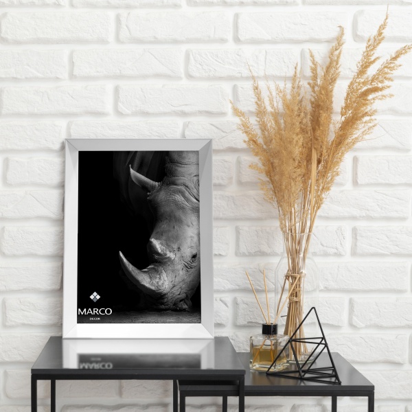 Рамка для фотографии со стеклом MARCO decor 1638 1 фото 30х40 см белый 