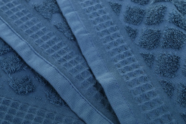 Рушник махровий Nora 70x140 см синій 