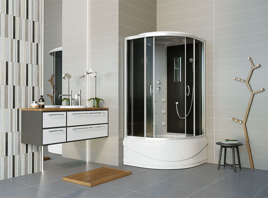 Душевой бокс ScandiSPA раздвижной NARVIK 900х900х2150 мм 3509TPF-C4