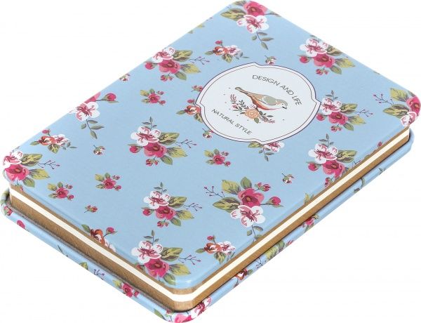 Блокнот Квіти блакитний