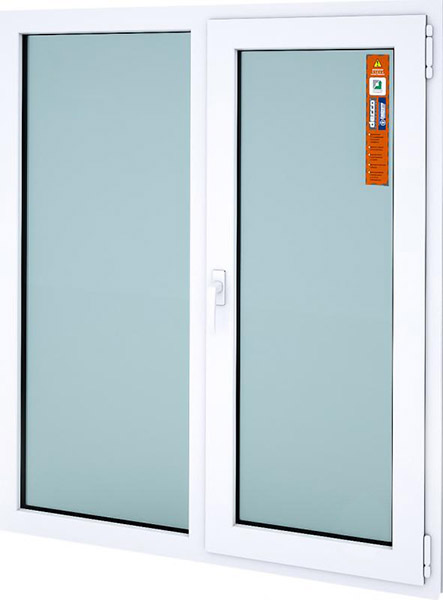 Окно поворотно-откидное DECCO 60 1200x1400 мм правое