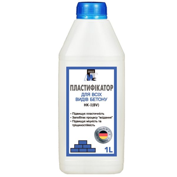 Пластифікатор MTC для всіх видів бетону 1 л