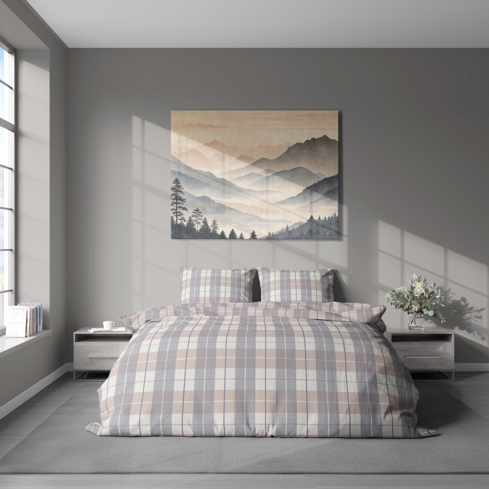 Комплект постільної білизни Wales 2,0 із принтом UP! (Underprice)