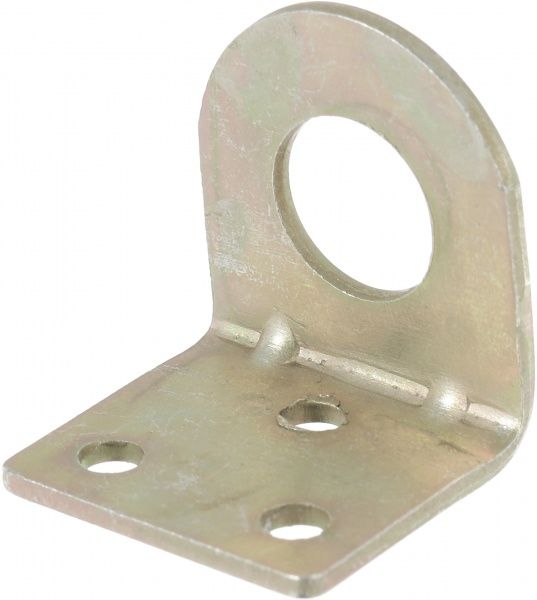 Проушина для замка выгнутая 60мм желтый цинк