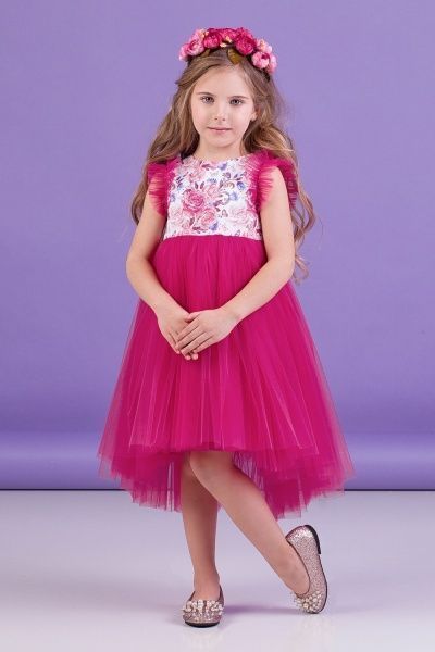 Платье Zironka р.128 фуксия Z2-38-0003-3 