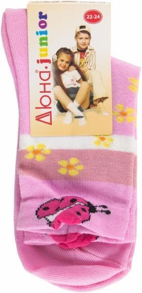 Носки детские Duna 5В 400-24 р.22–24 розовый 
