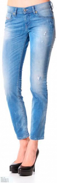 Джинси Diesel Francy L.30 Pantaloni 00SFIQ 0839M-1 р. 26-30 блакитний  — фото 1