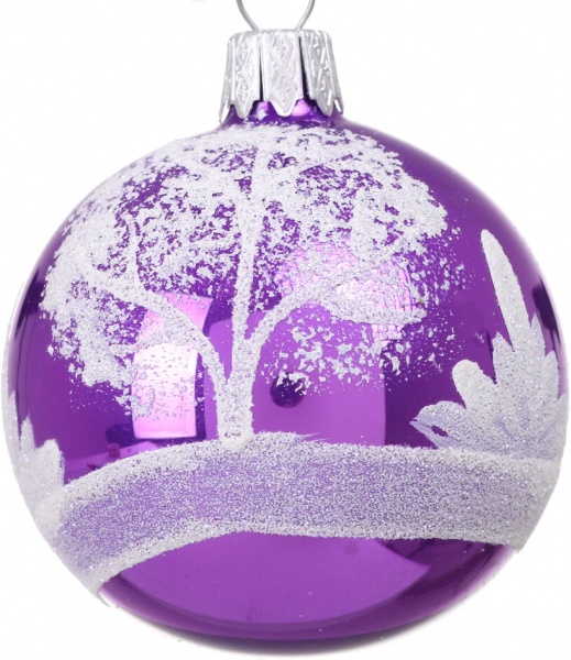 Шар новогодний мульти d 60 мм в ассортименте