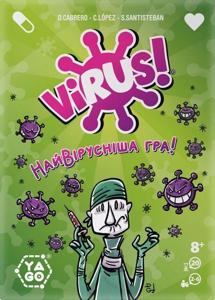 Игра настольная Yago Virus 80987