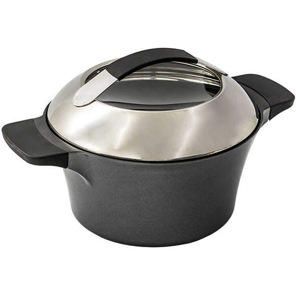 Кастрюля Sacher Teflon Dupont темно-серая 4 л