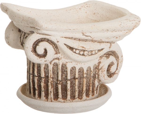 Горщик шамотний Херсонес №2 186 прямокутний 7л кремовий 