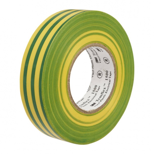Ізострічка 3M Temflex ПВХ 155 (19 мм х 20 м) Y/G