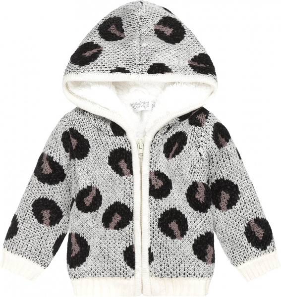 Кардиган унісекс Dirkje р.80 сірий із чорним U44315-35 