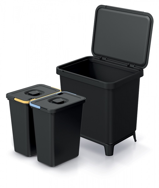 Контейнер для мусора PRP Systema 20 л черный 62714-411