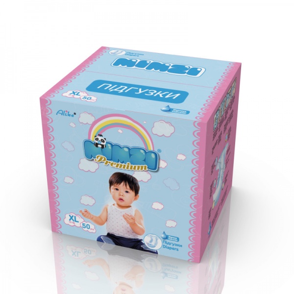 Підгузки Mimzi XL 12+ кг 50 шт. (MDXL50)