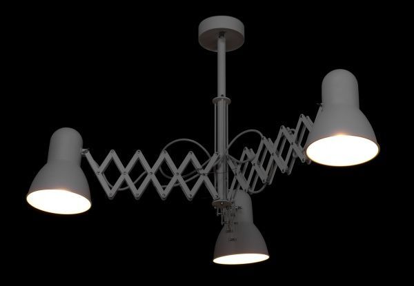 Люстра Nowodvorski 3x60 Вт E27 белый Harmony 