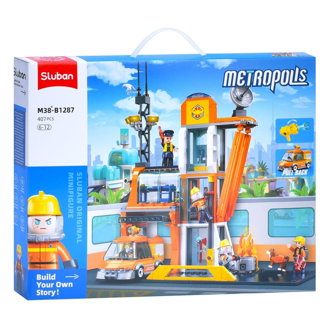 Конструктор Sluban Пожежна частина M38-B1287