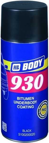 Мастика антикоррозионная Body 930 400мл черный 