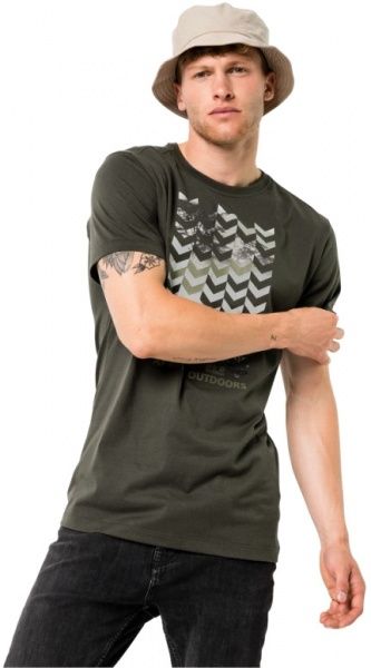 Футболка Jack Wolfskin CHEVRON T M 1806991-5100 XL хакі
