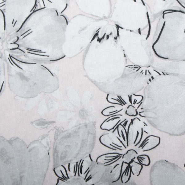 Нічна сорочка Roksana Marshmallow 849/16380 р. XXL сірий із принтом 