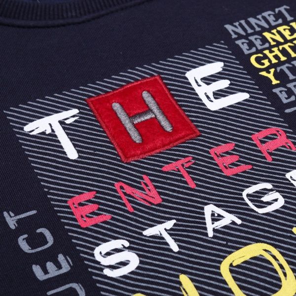 Свитшот ALG р.98 темно-синий 221453 