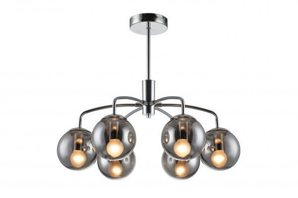 Люстра підвісна Blitz 6x40 Вт E14 хром/чорний 7427-46 