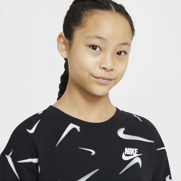 Джемпер Nike NSW FT AOP BF CREW DA1244-010 р. XS чорний