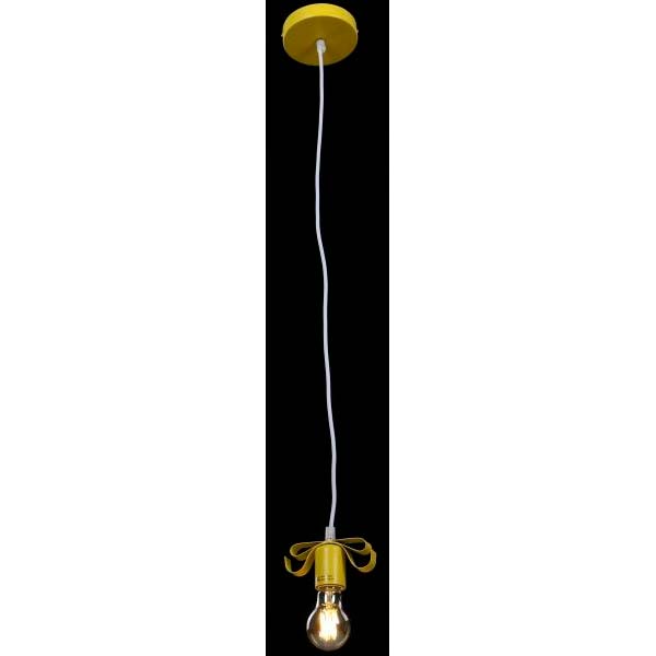 Підвіс Accento lighting Bow 1x40 Вт E27 жовтий