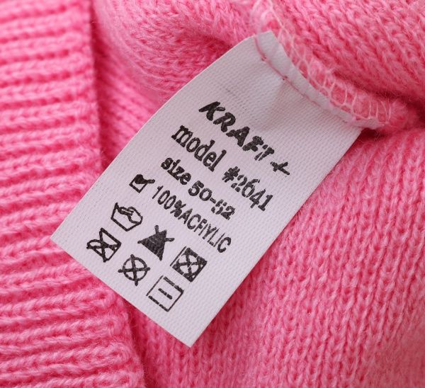 Шапочка детская для девочки Kraft+ 2641 р.50 темно-розовый 