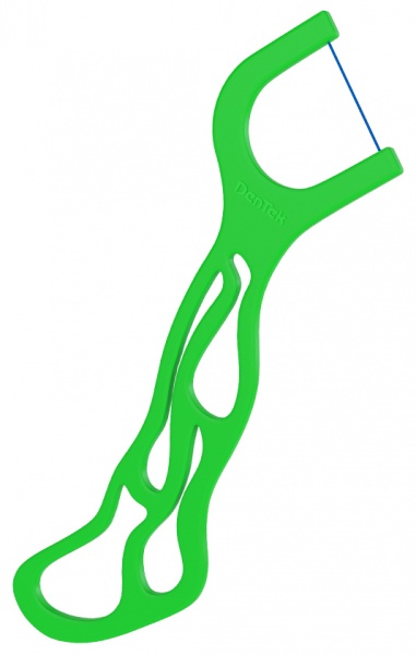 Зубна нитка-флос Den Tek з утримувачами дикий фрукт 40 шт. 0,8 м