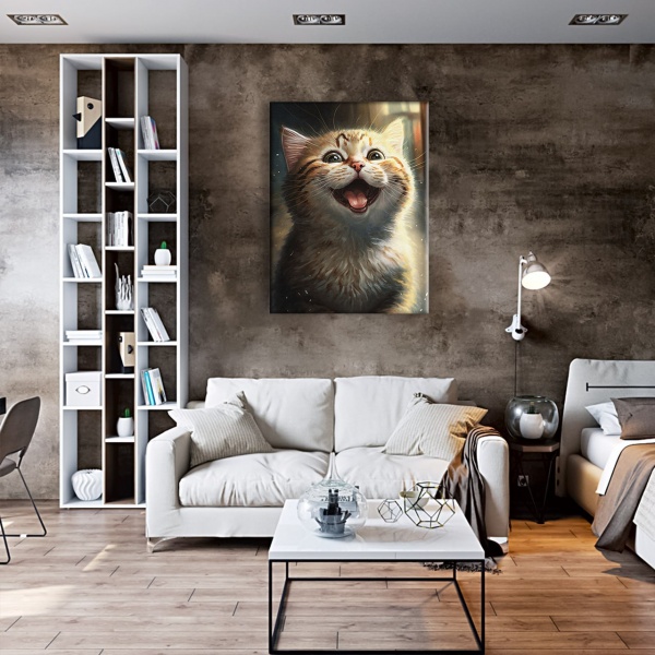 Постер Котик-пушистик 40х50 40x50 см Brushme CN5352M 