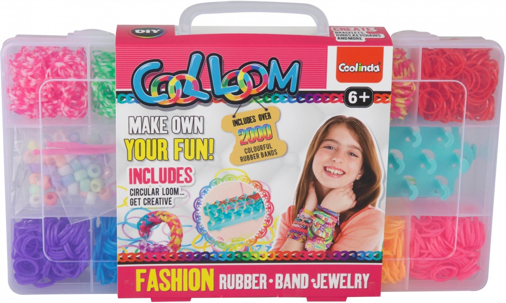 Набір для творчості Paulinda Cool-Loom гумки для плетіння браслетиків 2000 шт. CLM-0013