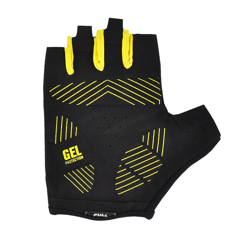 Велоперчатки GREY'S GR18343 L черный с желтым