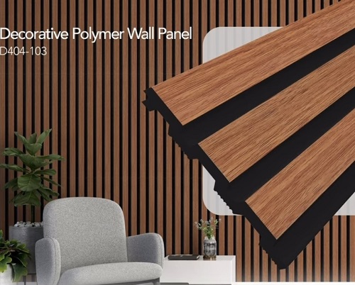 Реечная панель Walldeco полимерная 115x12x2900 мм белый (D404-301 )