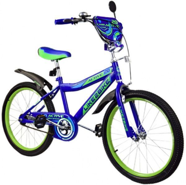 Велосипед детский Like2bike Active синий 192025