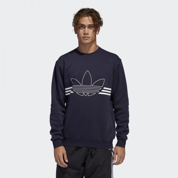 Джемпер Adidas OUTLINE CRW FLC EJ8778 р. M темно-синій