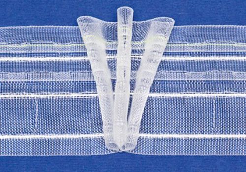 Тасьма Adagio 40063/70 прозора V-3-пучки 1:2 2 ряди петель Bandex