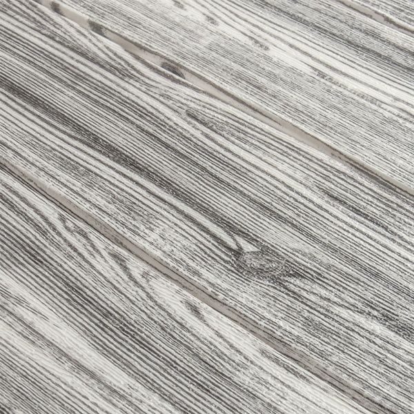 3D Панелі ПВХ самоклеюча дерево сіро-білий 0,49 кв.м