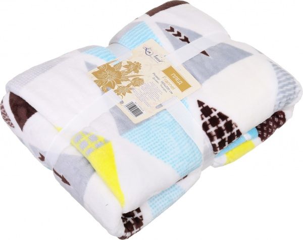 Плед Frannel Triangles 160x200 см разноцветный La Nuit 